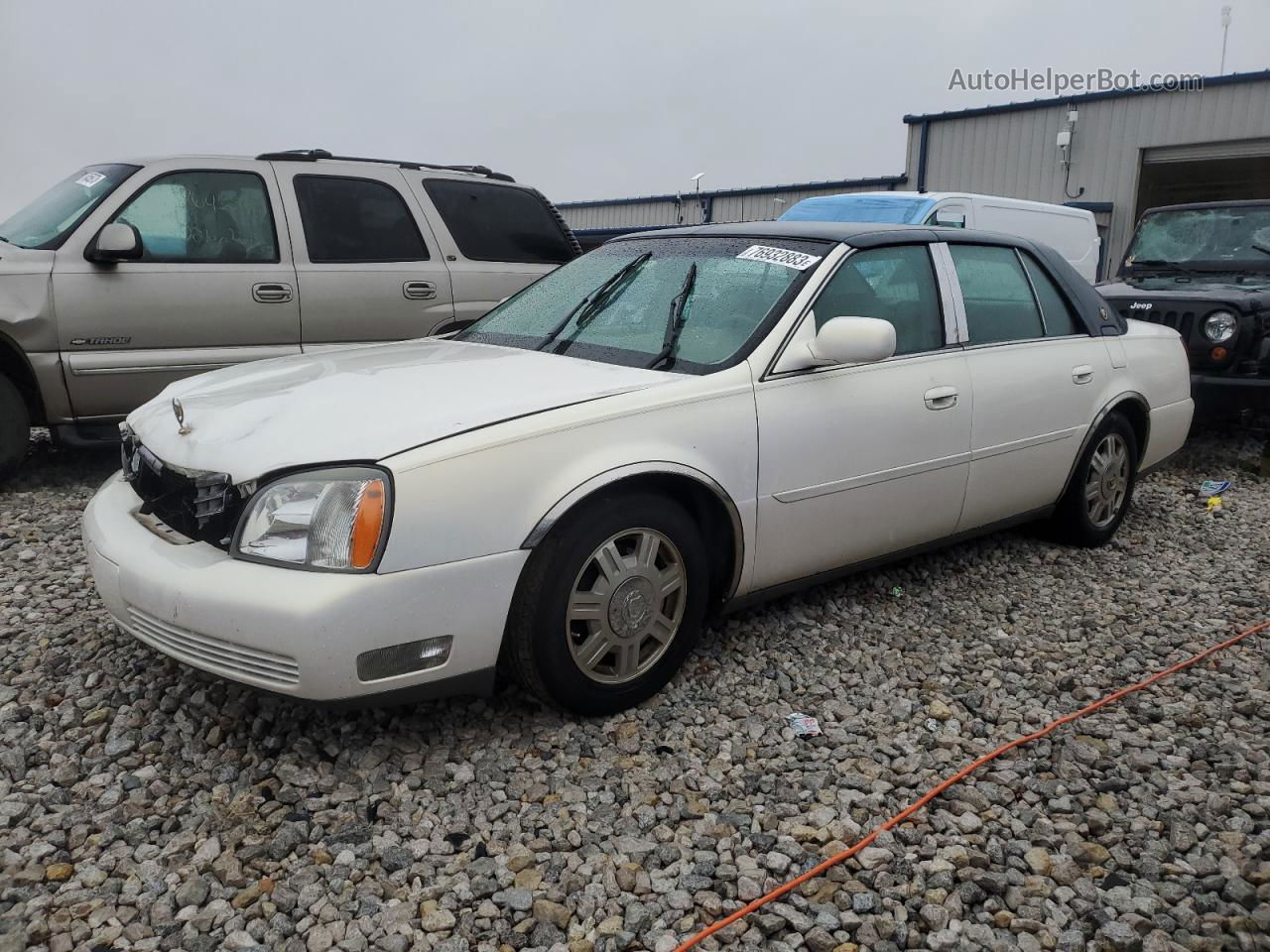 2005 Cadillac Deville  Белый vin: 1G6KD54YX5U194355