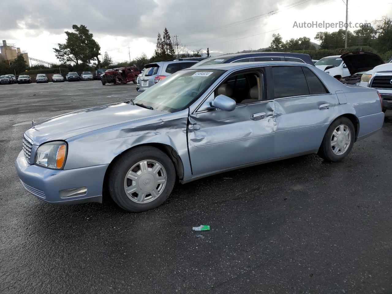 2005 Cadillac Deville  Blue vin: 1G6KD57Y15U245334