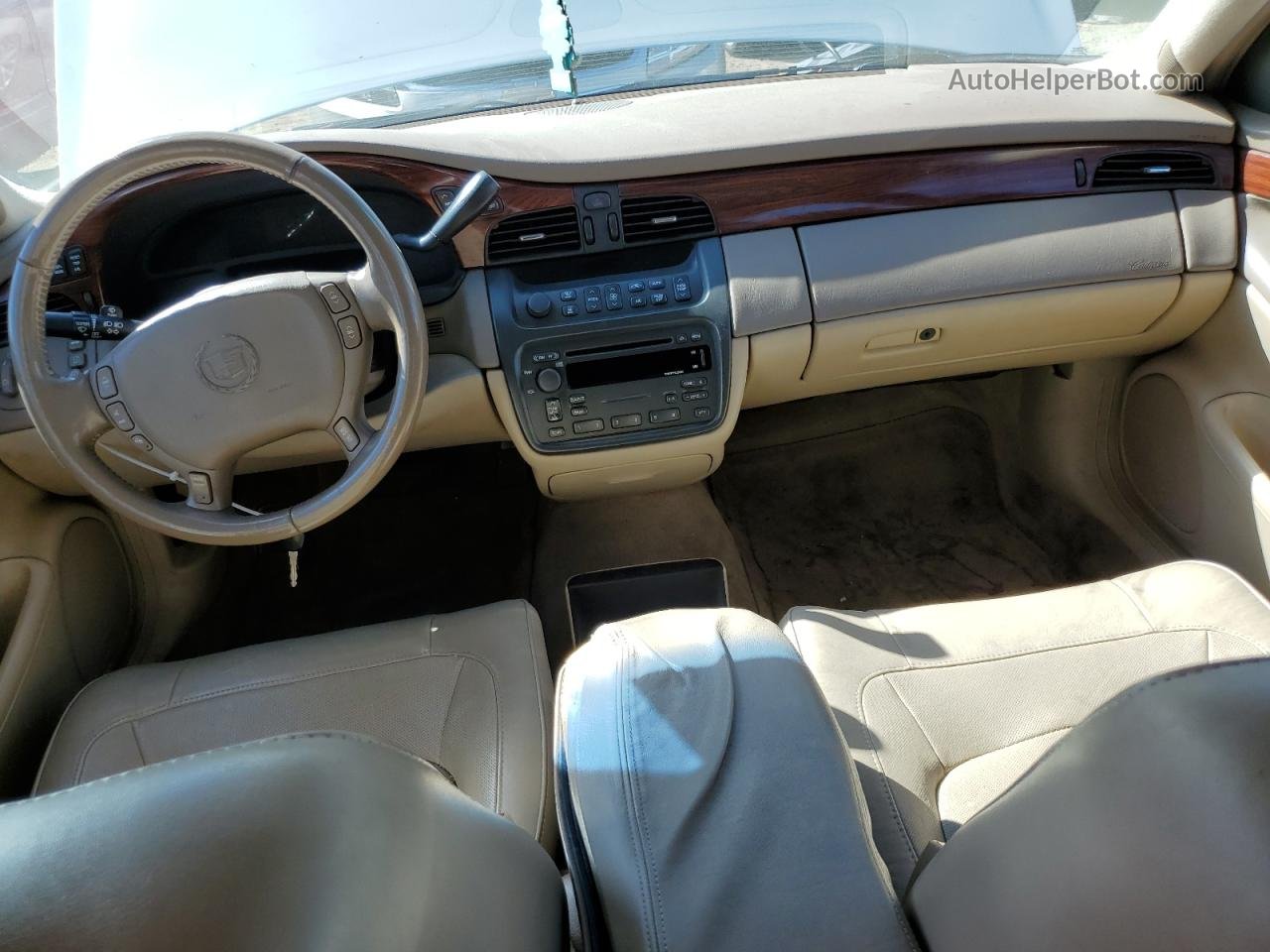 2005 Cadillac Deville  White vin: 1G6KD57Y95U184721