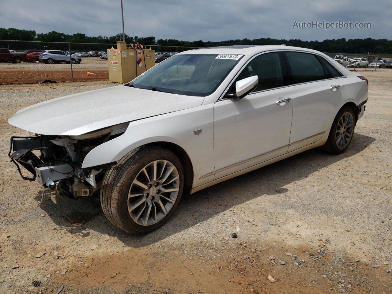 2017 Cadillac Ct6 Luxury White vin: 1G6KD5RS0HU138028