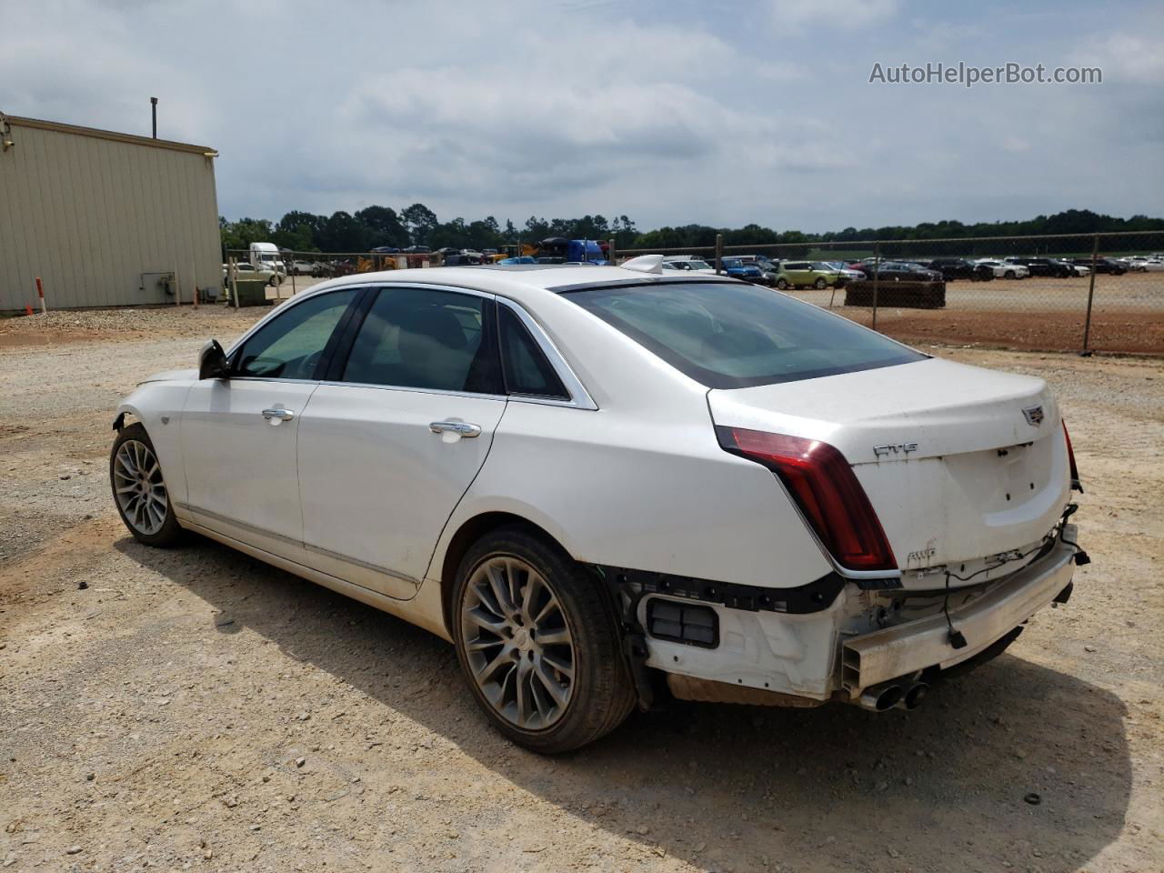 2017 Cadillac Ct6 Luxury Белый vin: 1G6KD5RS0HU138028