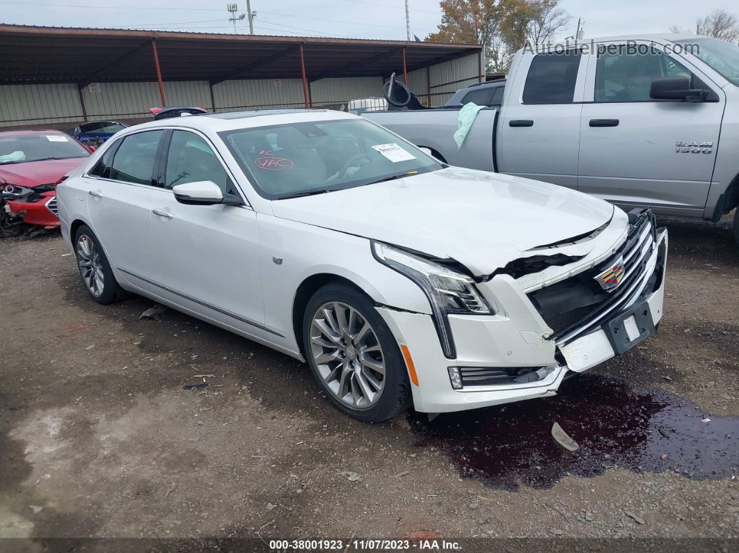 2017 Cadillac Ct6 Luxury Белый vin: 1G6KD5RS0HU143116