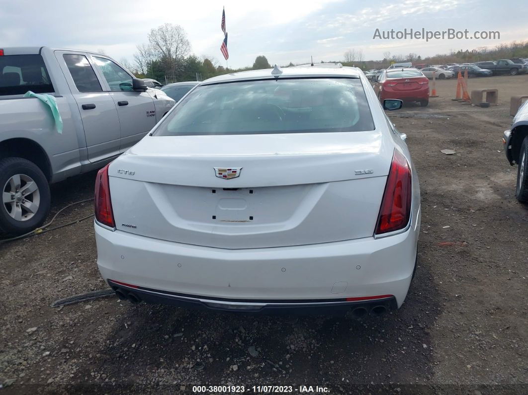 2017 Cadillac Ct6 Luxury White vin: 1G6KD5RS0HU143116