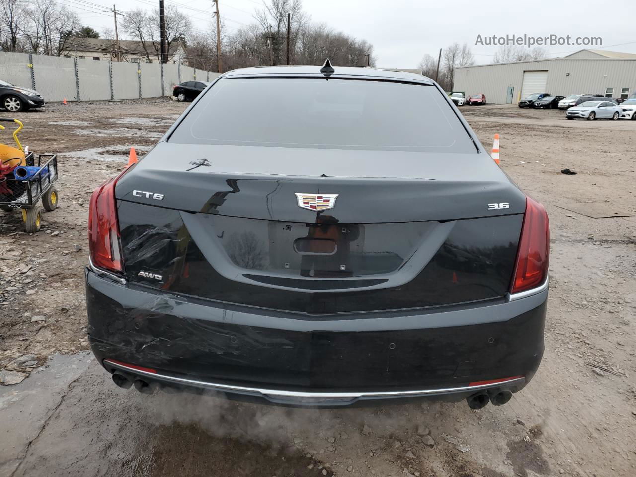 2017 Cadillac Ct6 Luxury Black vin: 1G6KD5RS1HU146915