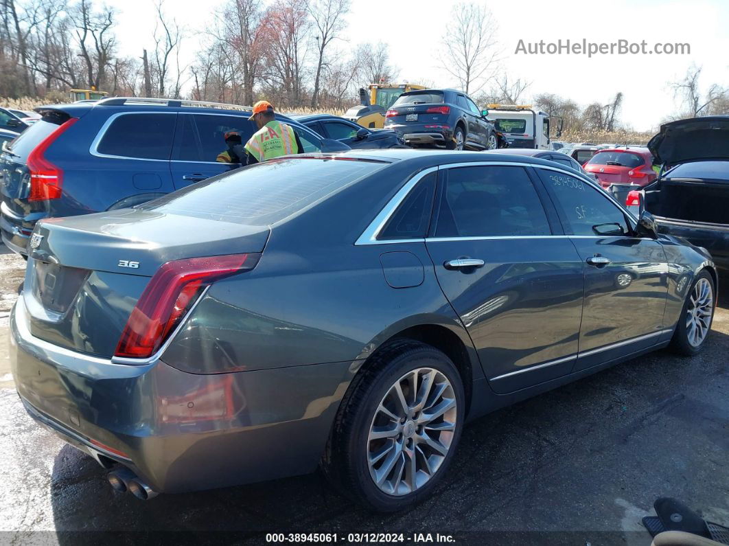 2017 Cadillac Ct6 Luxury Gray vin: 1G6KD5RS1HU183835