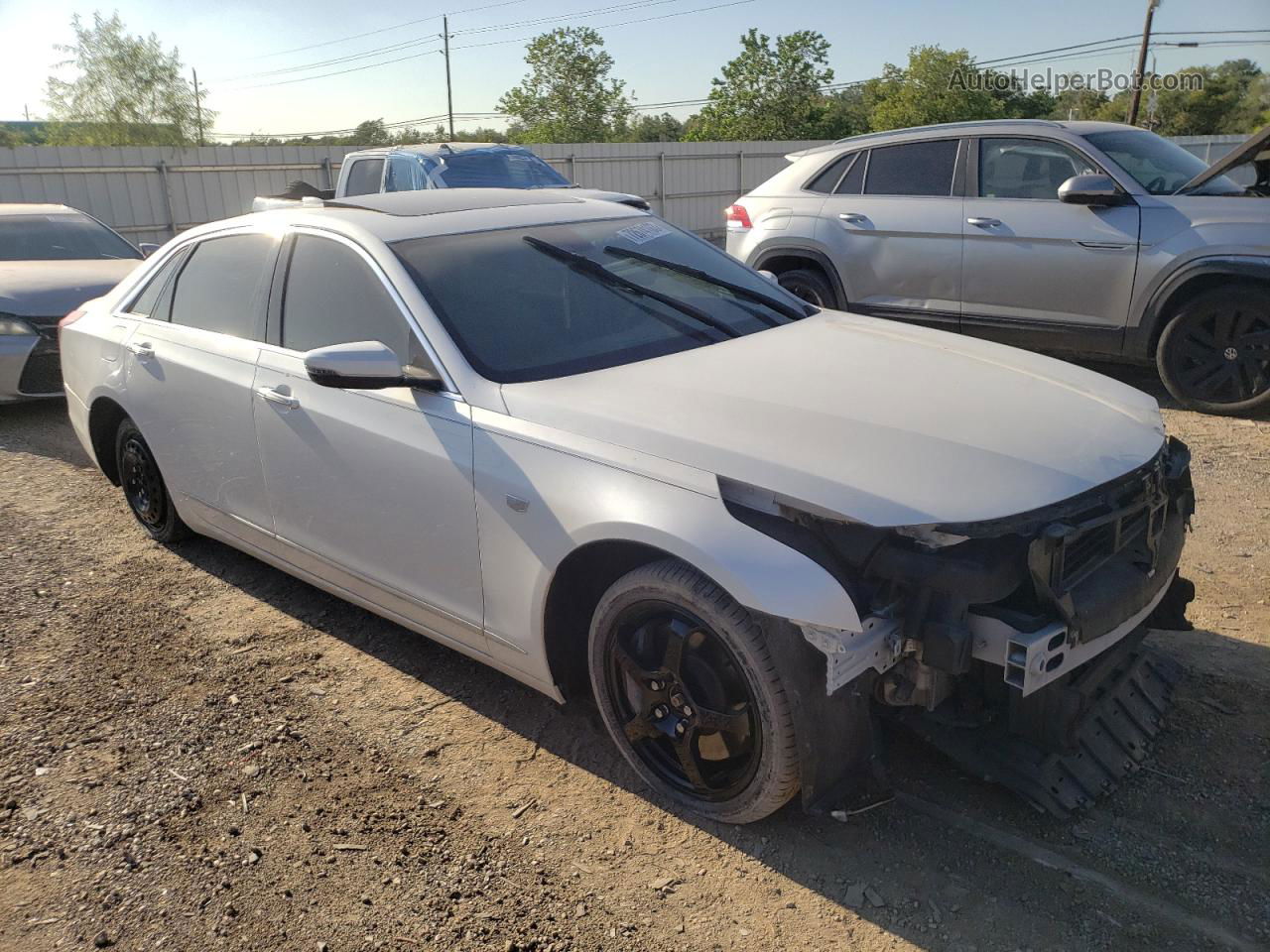 2017 Cadillac Ct6 Luxury White vin: 1G6KD5RS1HU204215