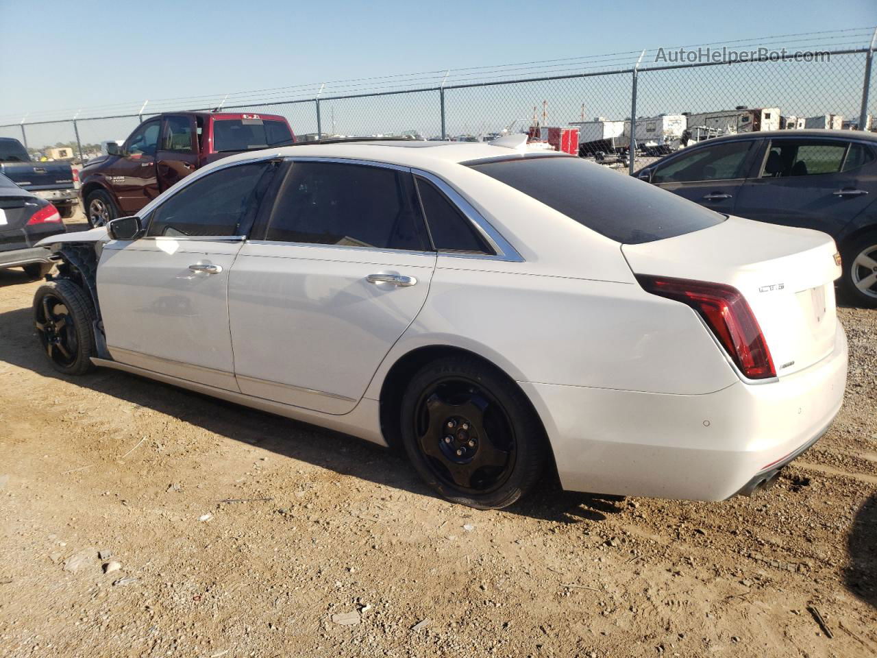 2017 Cadillac Ct6 Luxury White vin: 1G6KD5RS1HU204215