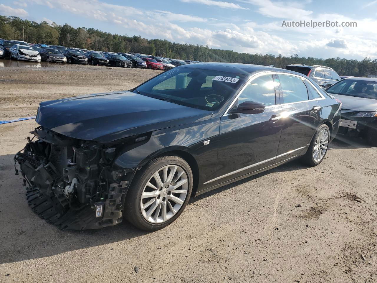 2017 Cadillac Ct6 Luxury Черный vin: 1G6KD5RS2HU133140