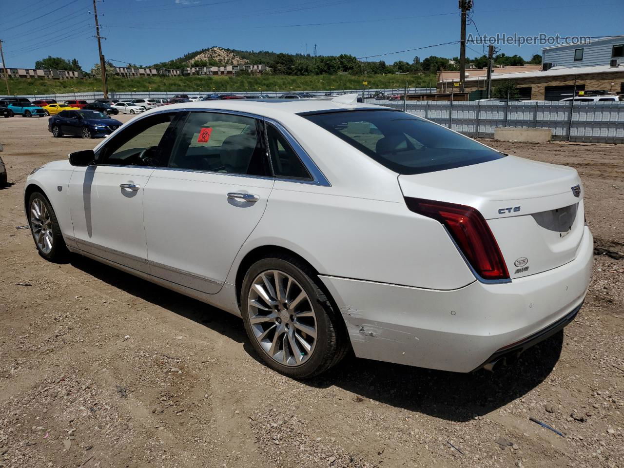 2017 Cadillac Ct6 Luxury White vin: 1G6KD5RS2HU138340