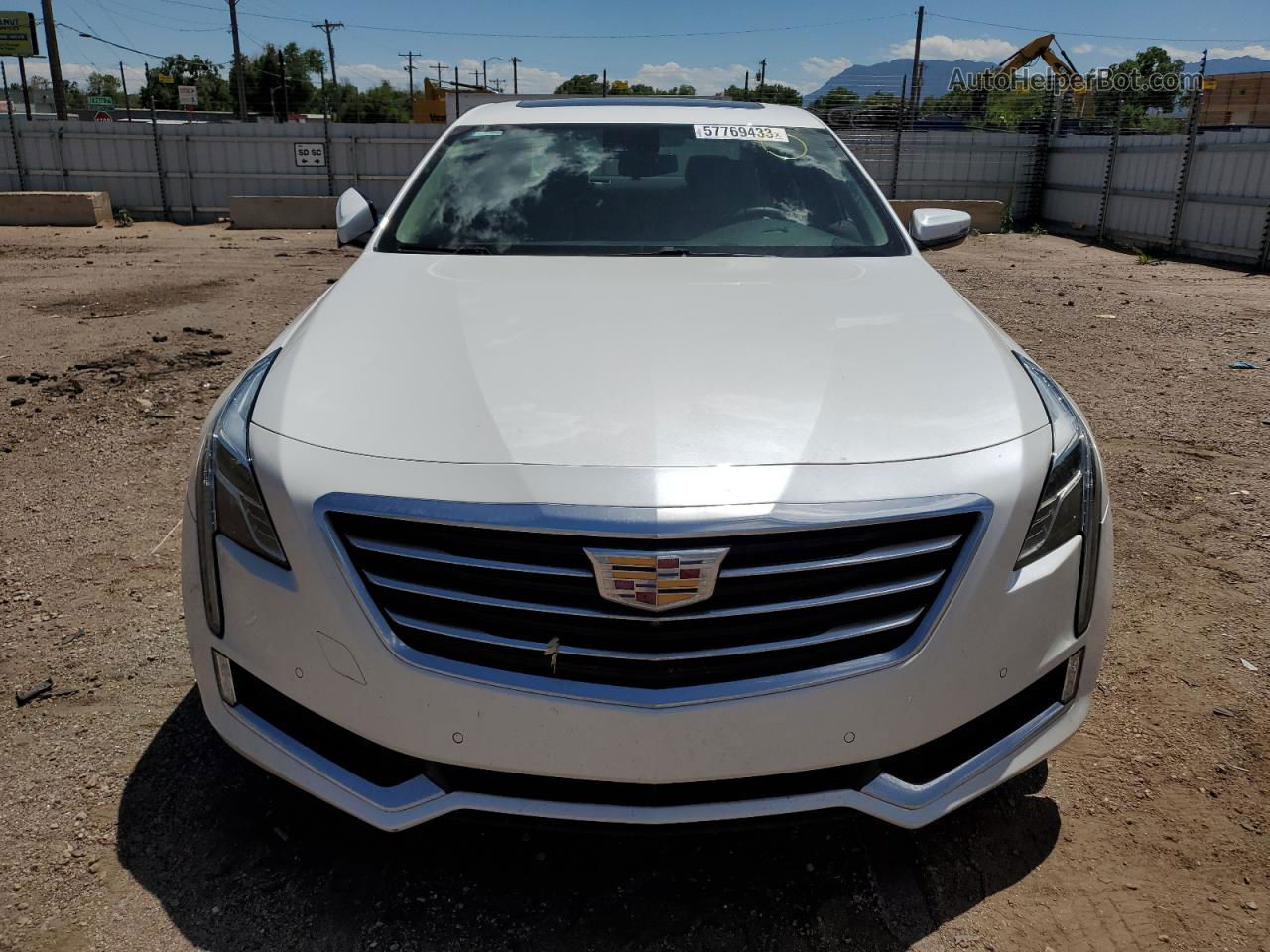 2017 Cadillac Ct6 Luxury White vin: 1G6KD5RS2HU138340