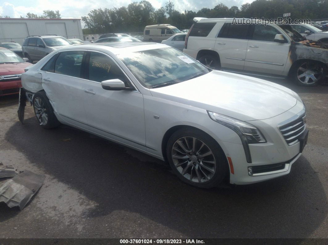 2017 Cadillac Ct6 Sedan Luxury Awd White vin: 1G6KD5RS2HU173010