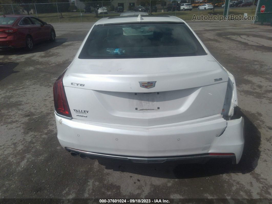 2017 Cadillac Ct6 Sedan Luxury Awd White vin: 1G6KD5RS2HU173010