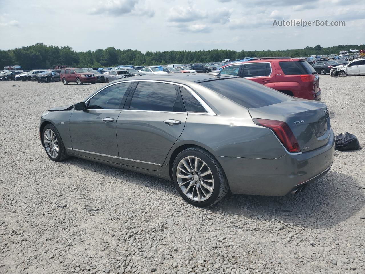 2017 Cadillac Ct6 Luxury Gray vin: 1G6KD5RS2HU205664