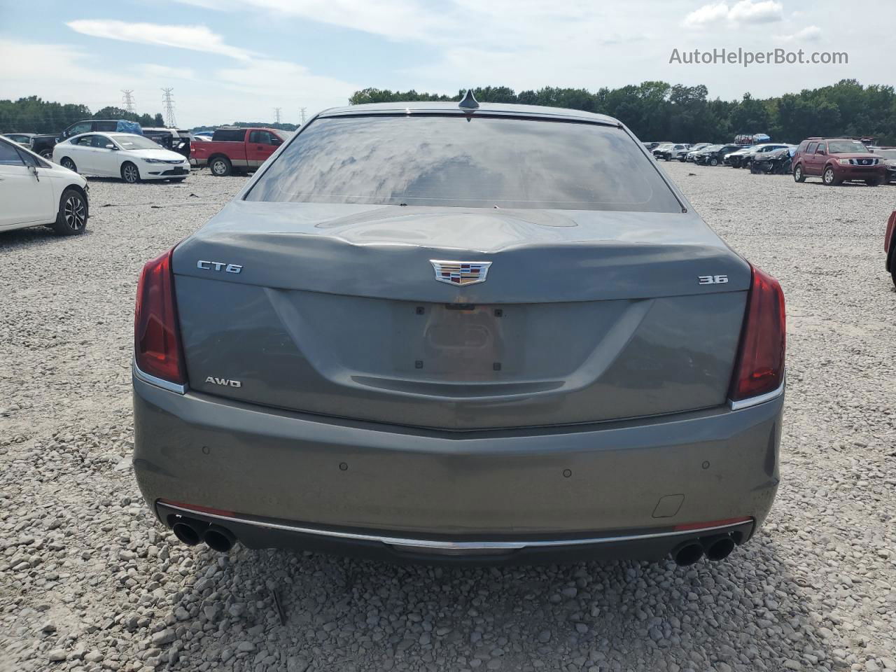 2017 Cadillac Ct6 Luxury Gray vin: 1G6KD5RS2HU205664