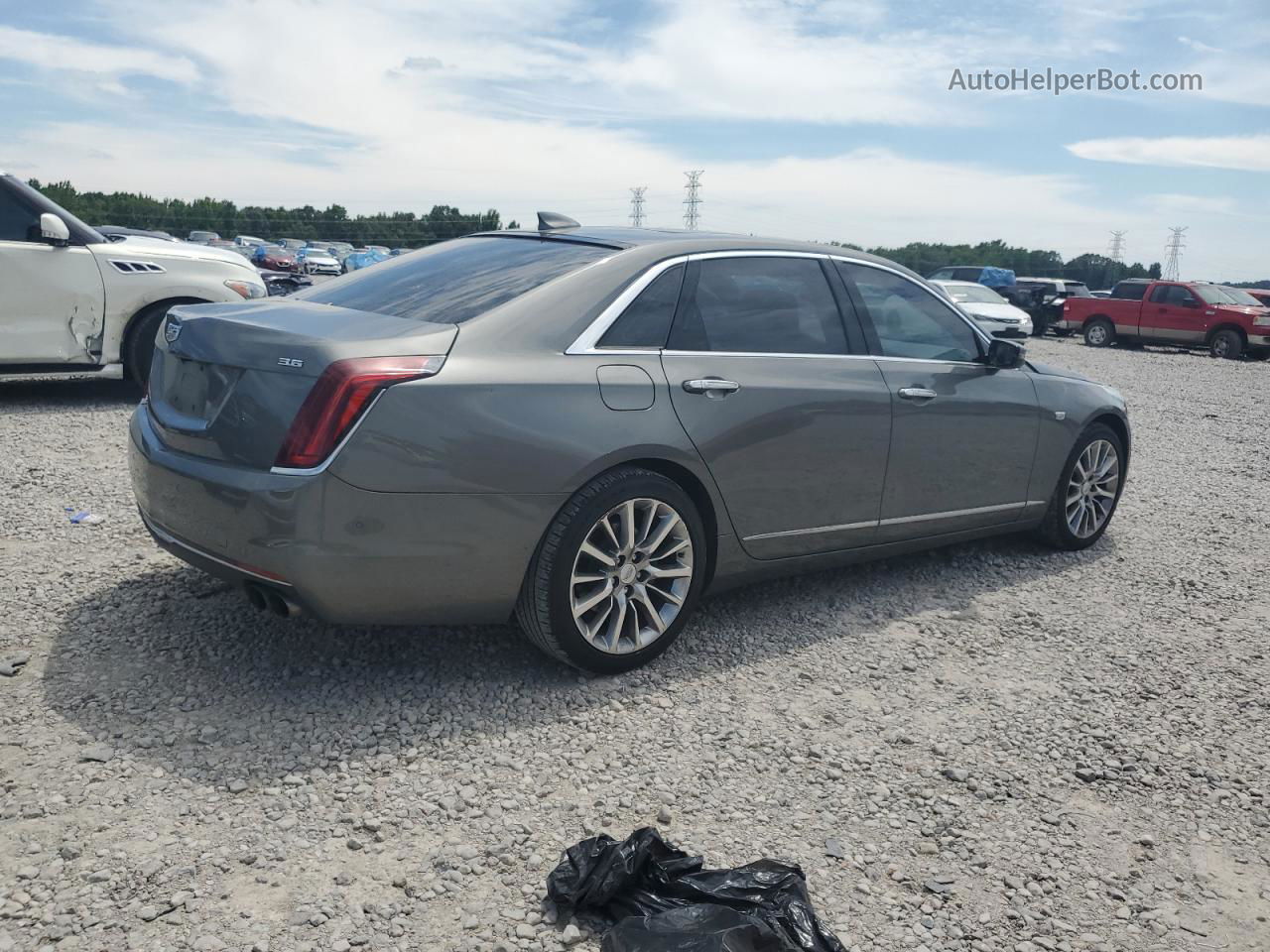 2017 Cadillac Ct6 Luxury Gray vin: 1G6KD5RS2HU205664