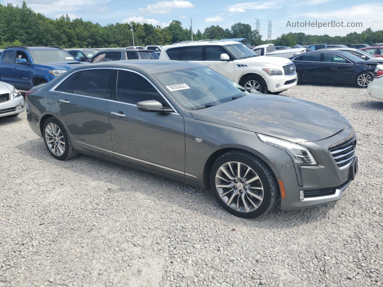 2017 Cadillac Ct6 Luxury Gray vin: 1G6KD5RS2HU205664