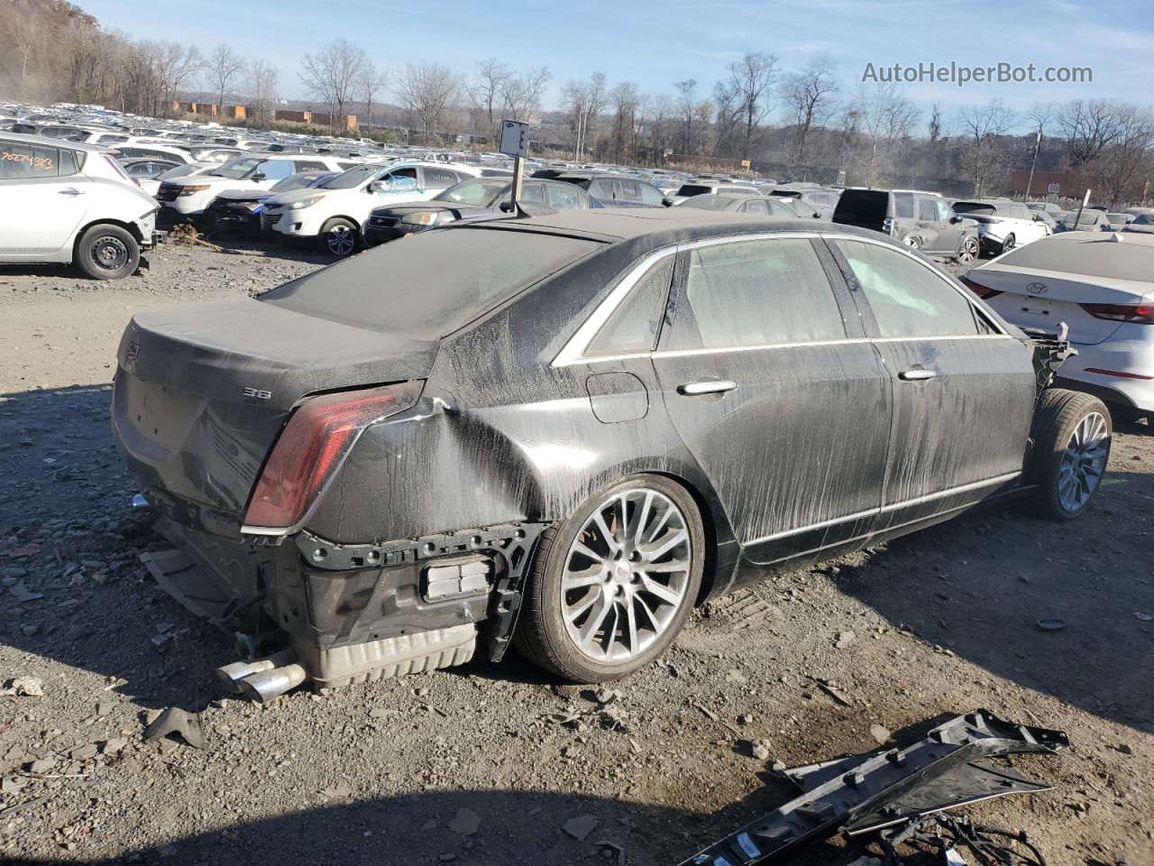 2017 Cadillac Ct6 Luxury Black vin: 1G6KD5RS3HU138816