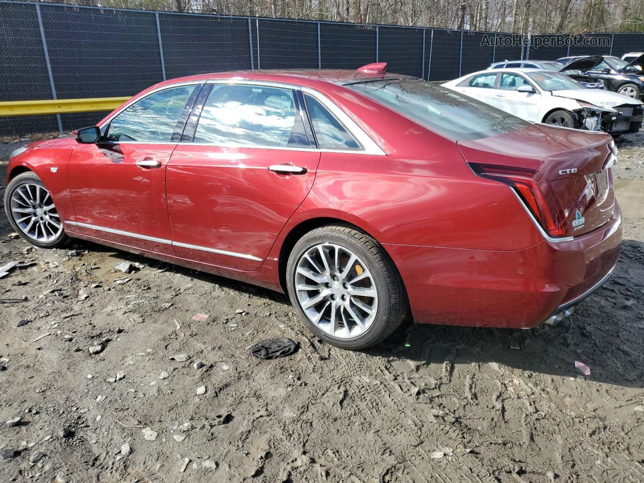 2017 Cadillac Ct6 Luxury Red vin: 1G6KD5RS3HU139710