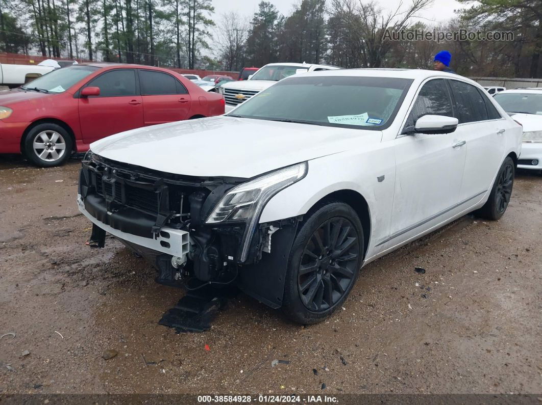 2017 Cadillac Ct6 Luxury White vin: 1G6KD5RS4HU143670