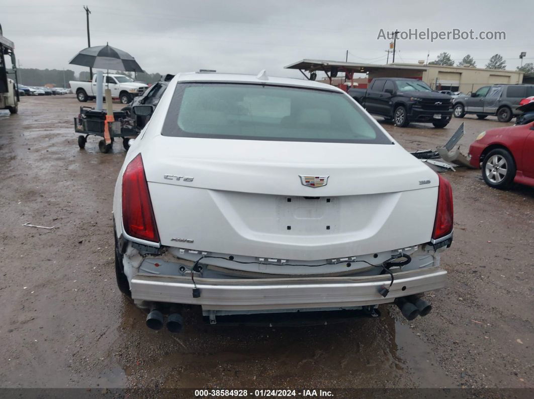 2017 Cadillac Ct6 Luxury White vin: 1G6KD5RS4HU143670