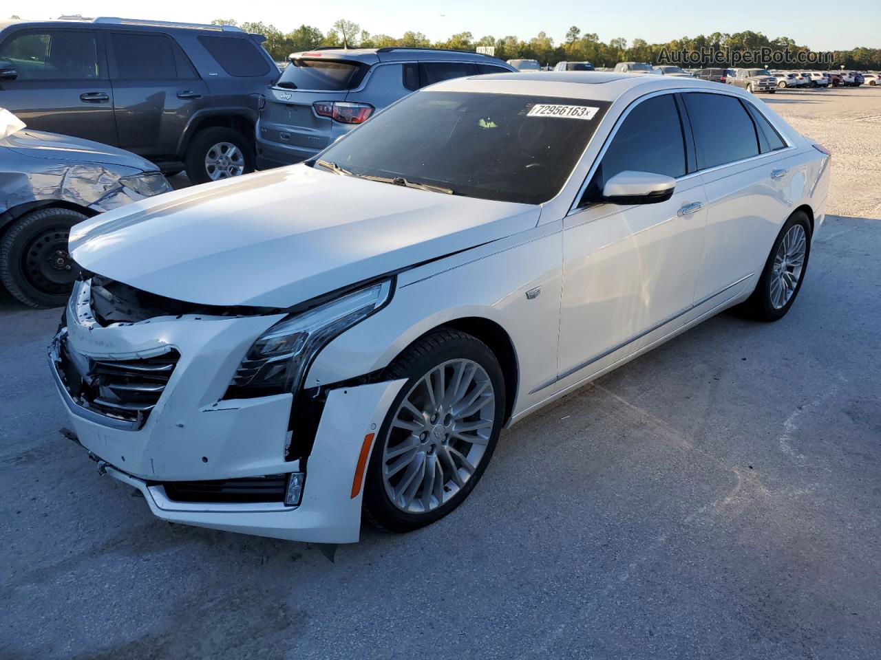 2017 Cadillac Ct6 Luxury White vin: 1G6KD5RS6HU123517