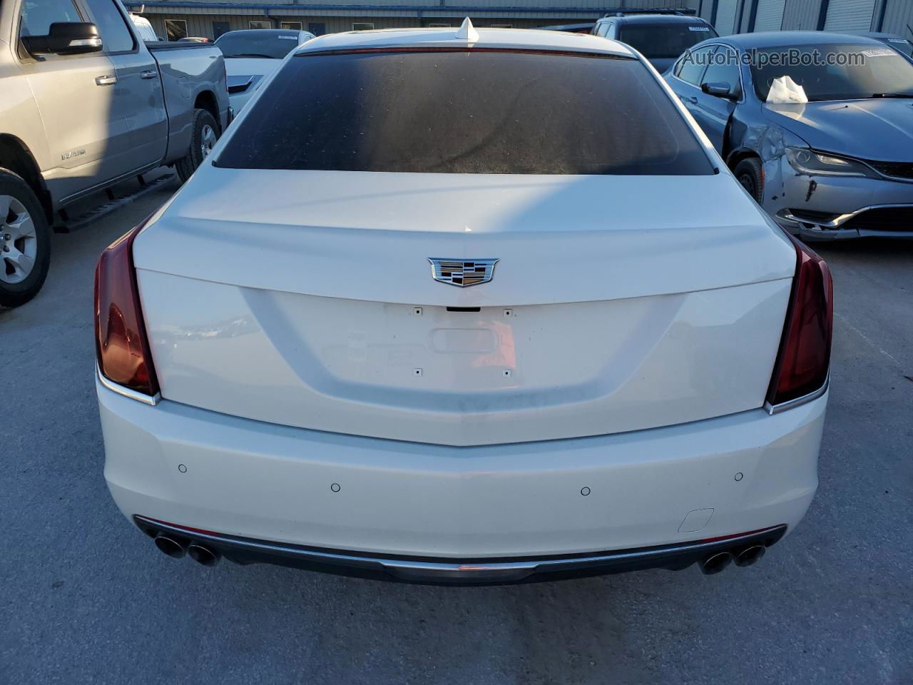 2017 Cadillac Ct6 Luxury White vin: 1G6KD5RS6HU123517