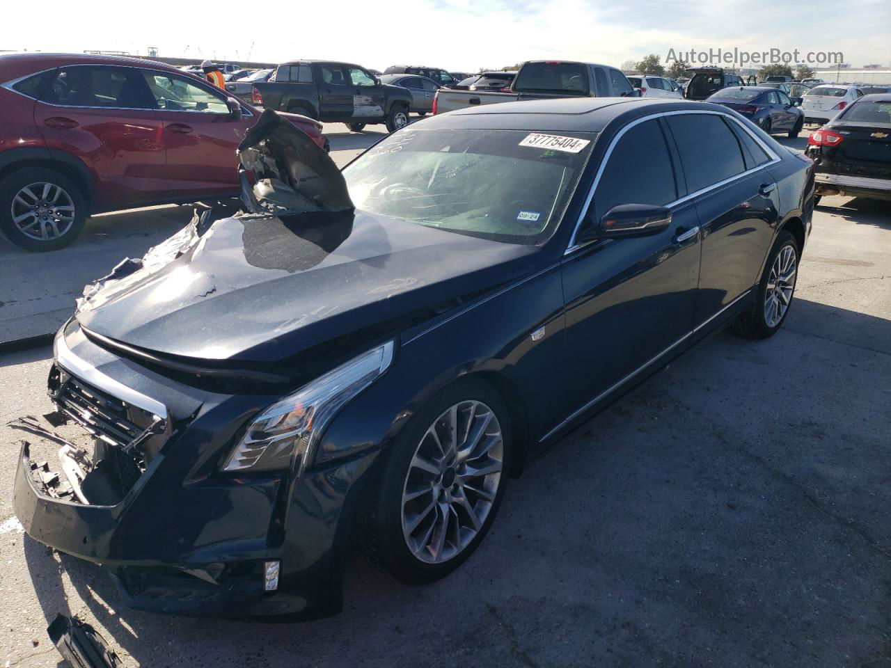 2017 Cadillac Ct6 Luxury Blue vin: 1G6KD5RS6HU143508