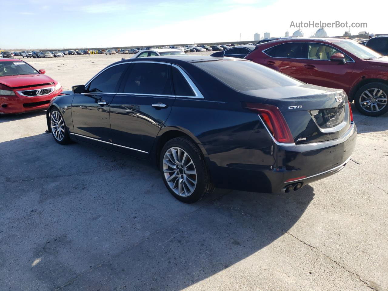 2017 Cadillac Ct6 Luxury Blue vin: 1G6KD5RS6HU143508