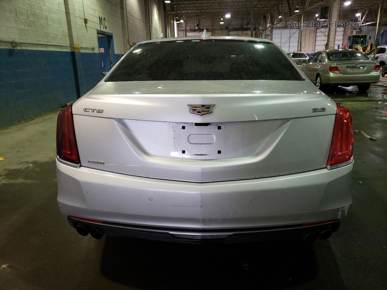 2017 Cadillac Ct6 Luxury Silver vin: 1G6KD5RS6HU177397