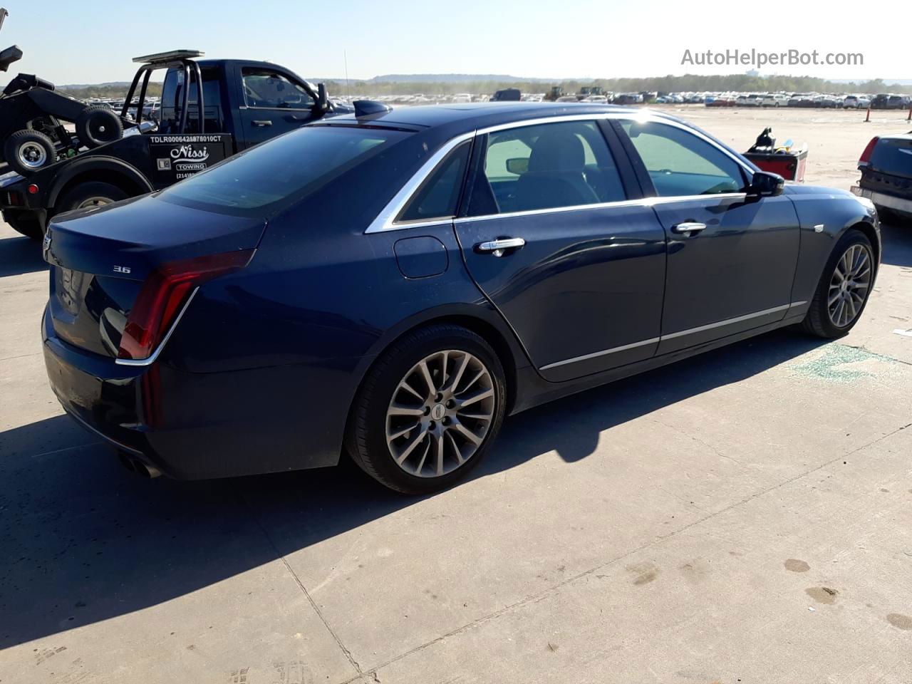 2017 Cadillac Ct6 Luxury Blue vin: 1G6KD5RS6HU202329