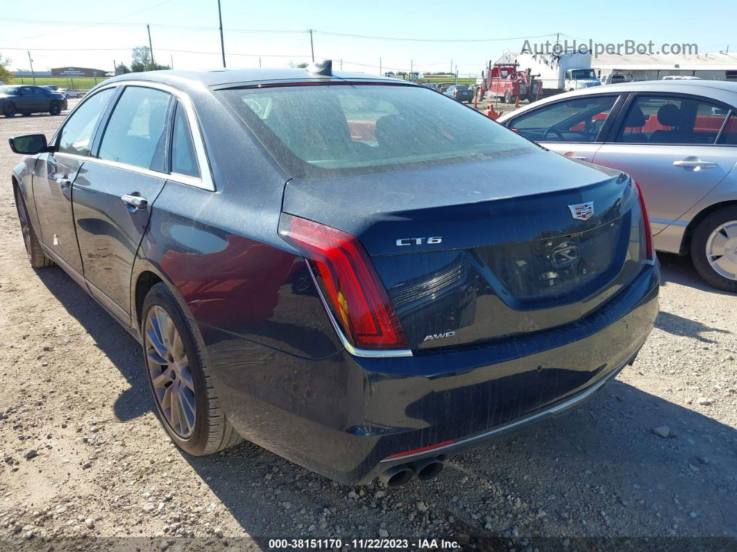 2017 Cadillac Ct6 Luxury Dark Blue vin: 1G6KD5RS6HU202329