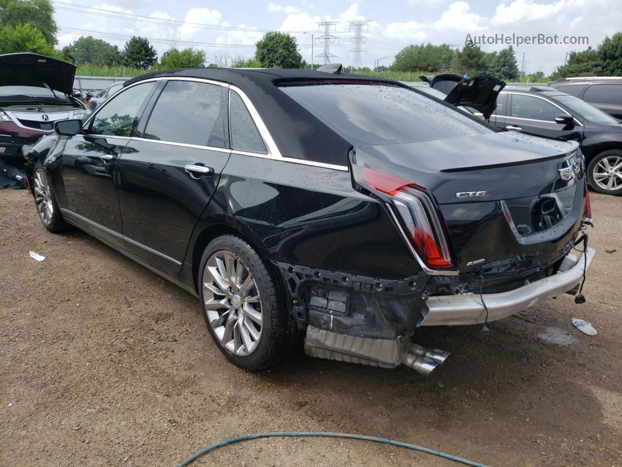 2017 Cadillac Ct6 Luxury Black vin: 1G6KD5RS7HU208270