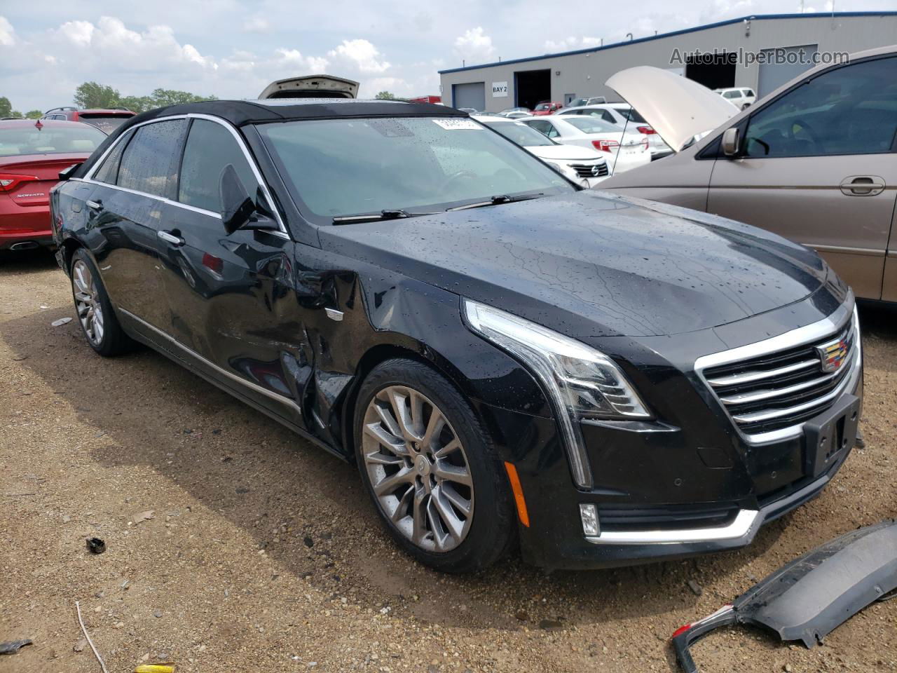 2017 Cadillac Ct6 Luxury Black vin: 1G6KD5RS7HU208270