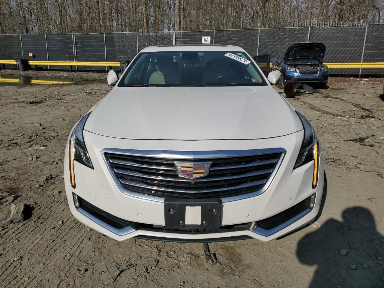 2017 Cadillac Ct6 Luxury White vin: 1G6KD5RS8HU206138