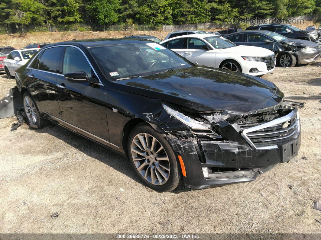 2017 Cadillac Ct6 Sedan Luxury Awd Black vin: 1G6KD5RS9HU137587