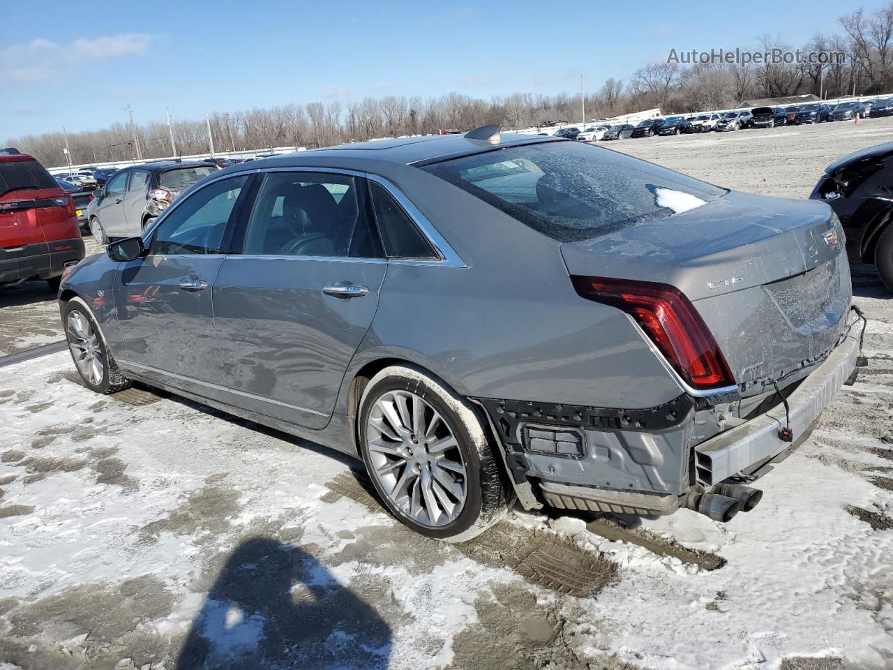 2017 Cadillac Ct6 Luxury Серый vin: 1G6KD5RSXHU152518