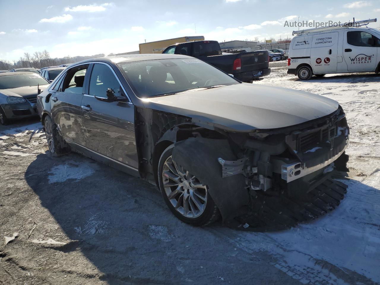 2017 Cadillac Ct6 Luxury Gray vin: 1G6KD5RSXHU152518