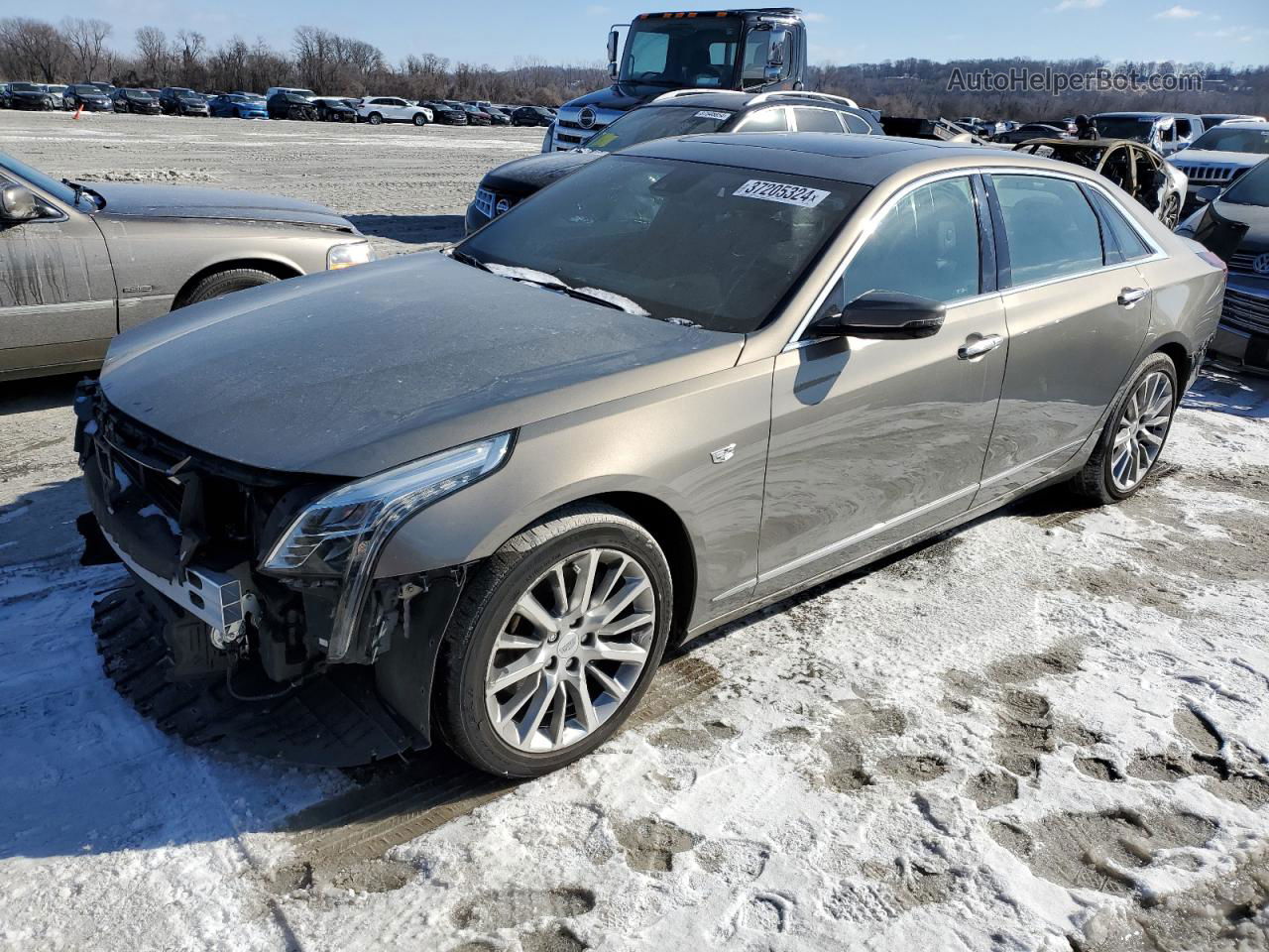 2017 Cadillac Ct6 Luxury Gray vin: 1G6KD5RSXHU152518