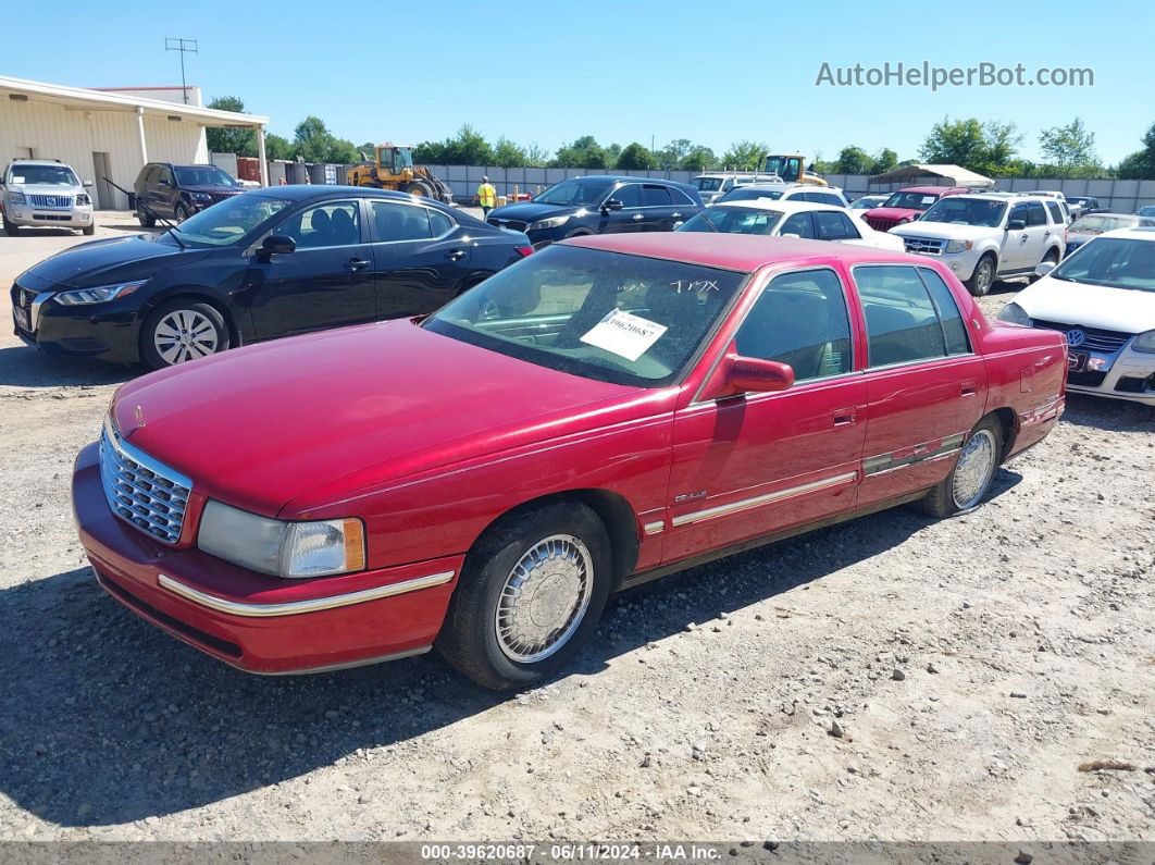 1997 Cadillac Deville D'elegance Red vin: 1G6KE52Y5VU218366