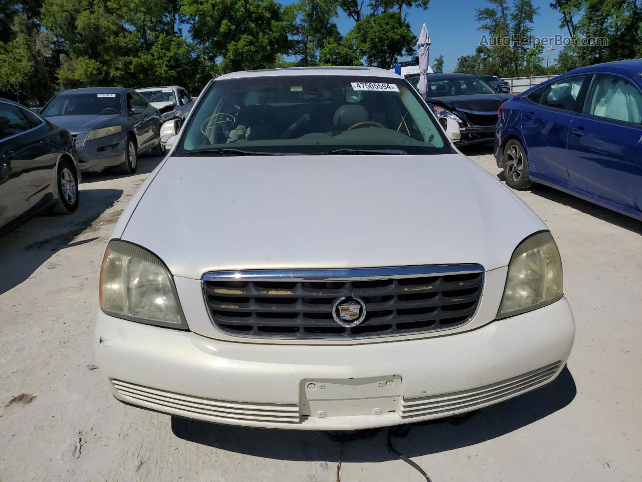 2005 Cadillac Deville Dhs White vin: 1G6KE57Y15U241779