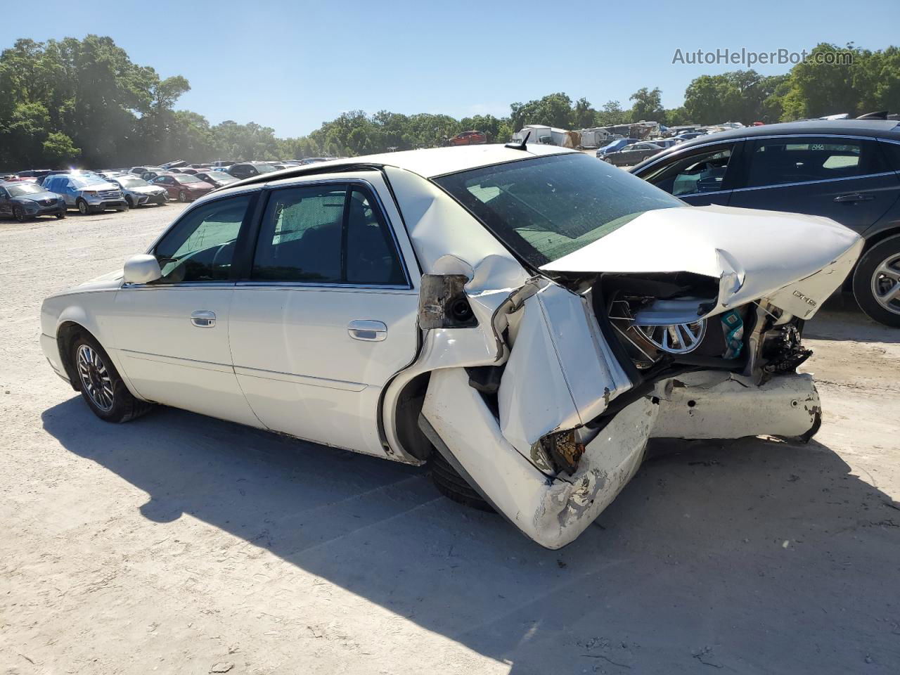 2005 Cadillac Deville Dhs White vin: 1G6KE57Y15U241779