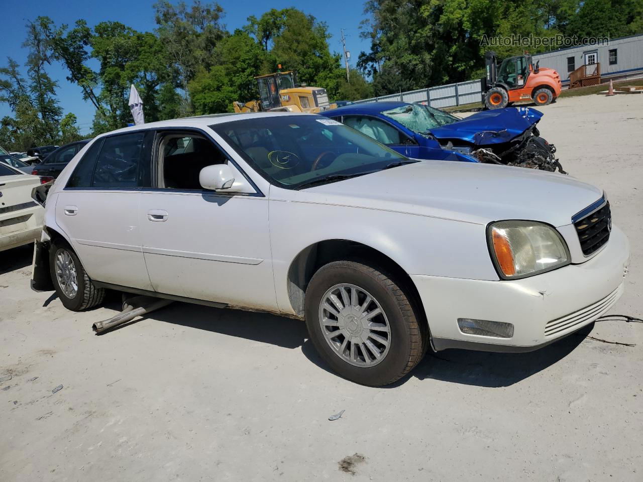 2005 Cadillac Deville Dhs Белый vin: 1G6KE57Y15U241779