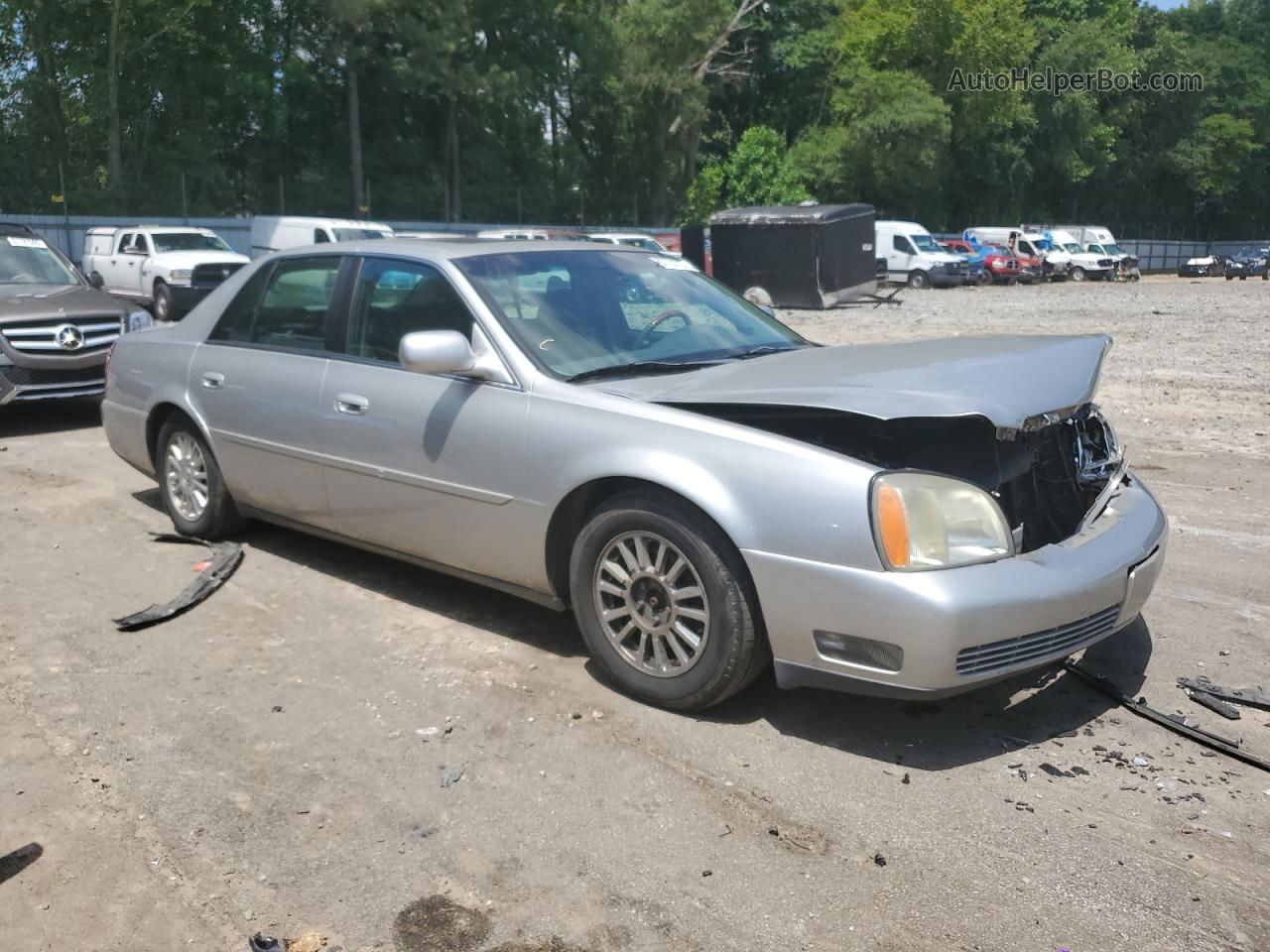 2005 Cadillac Deville Dhs Silver vin: 1G6KE57Y15U248294