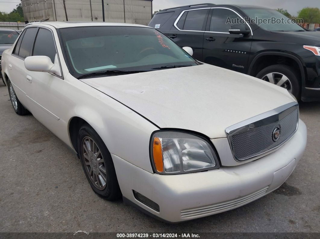 2005 Cadillac Deville Dhs Белый vin: 1G6KE57Y85U105861