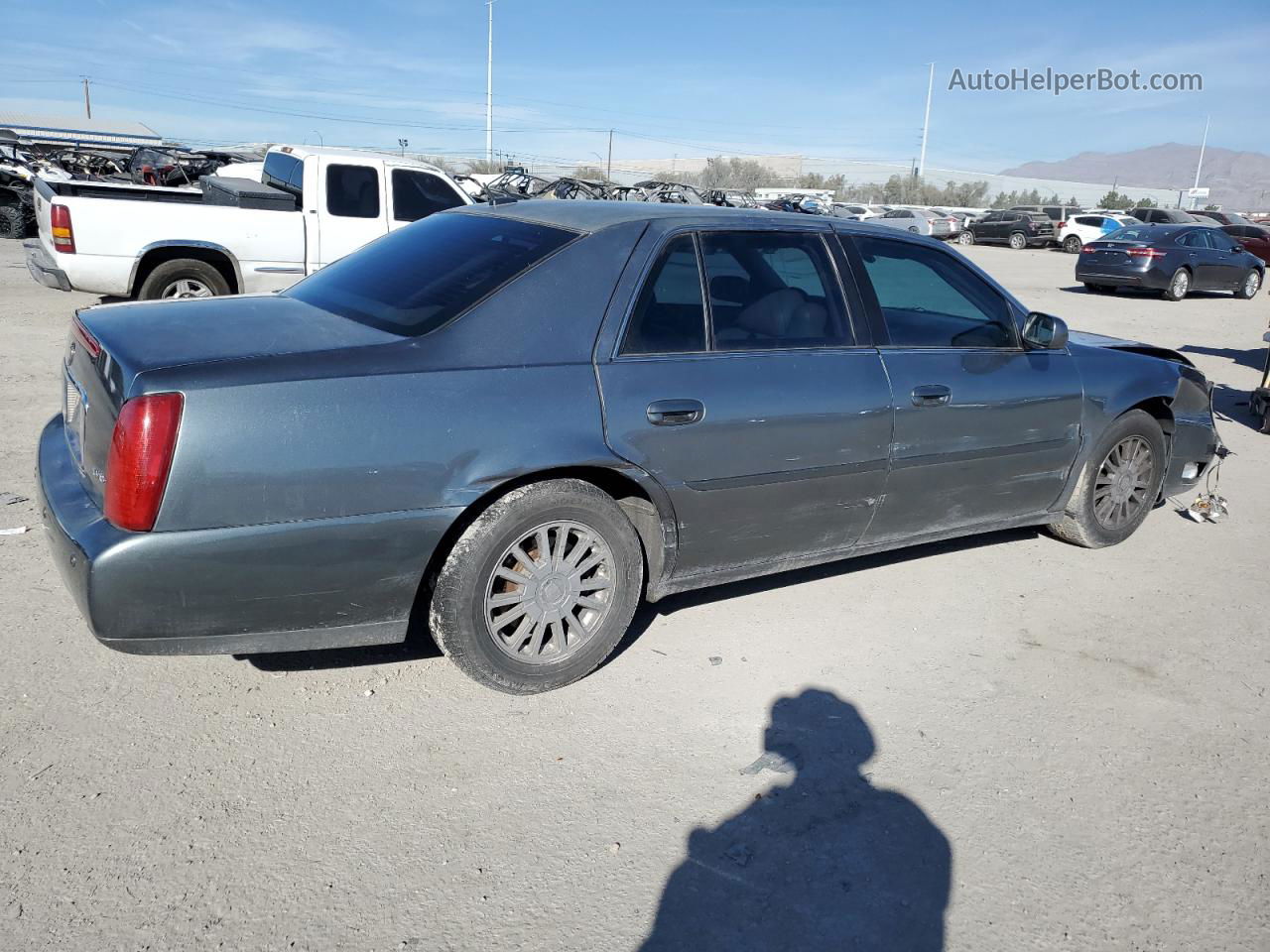 2005 Cadillac Deville Dhs Gray vin: 1G6KE57Y85U236823