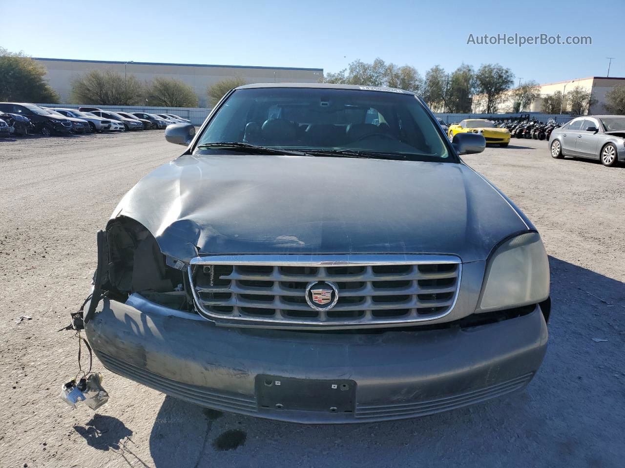 2005 Cadillac Deville Dhs Gray vin: 1G6KE57Y85U236823