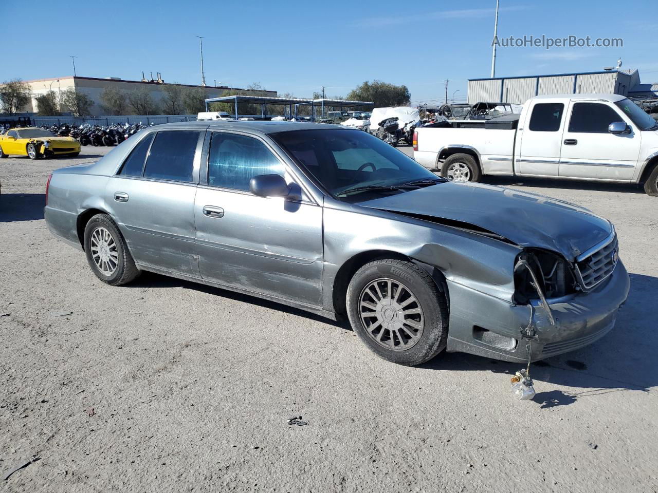 2005 Cadillac Deville Dhs Gray vin: 1G6KE57Y85U236823