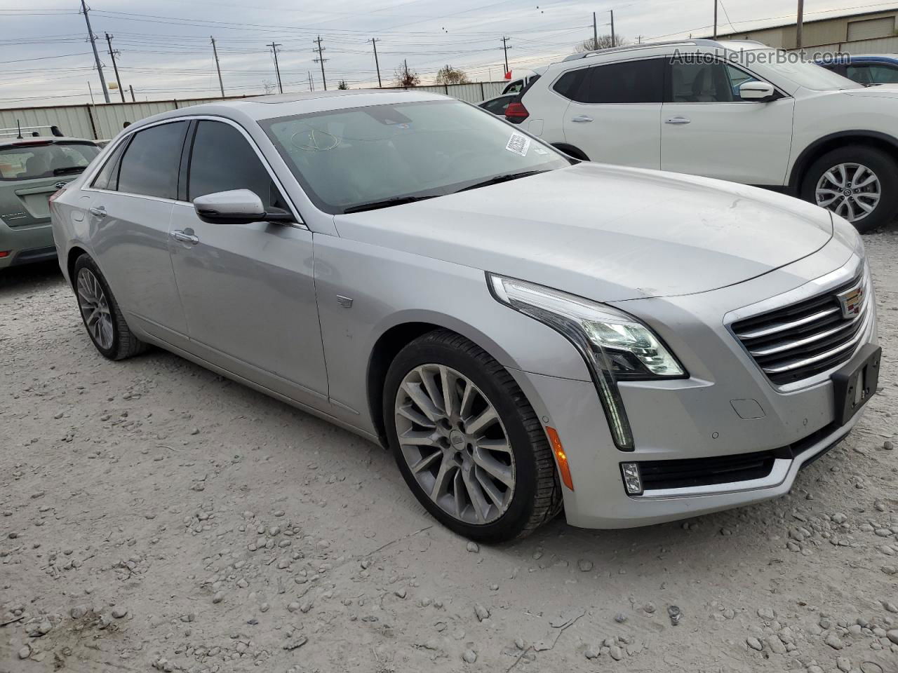 2017 Cadillac Ct6 Luxury Silver vin: 1G6KE5R64HU195154