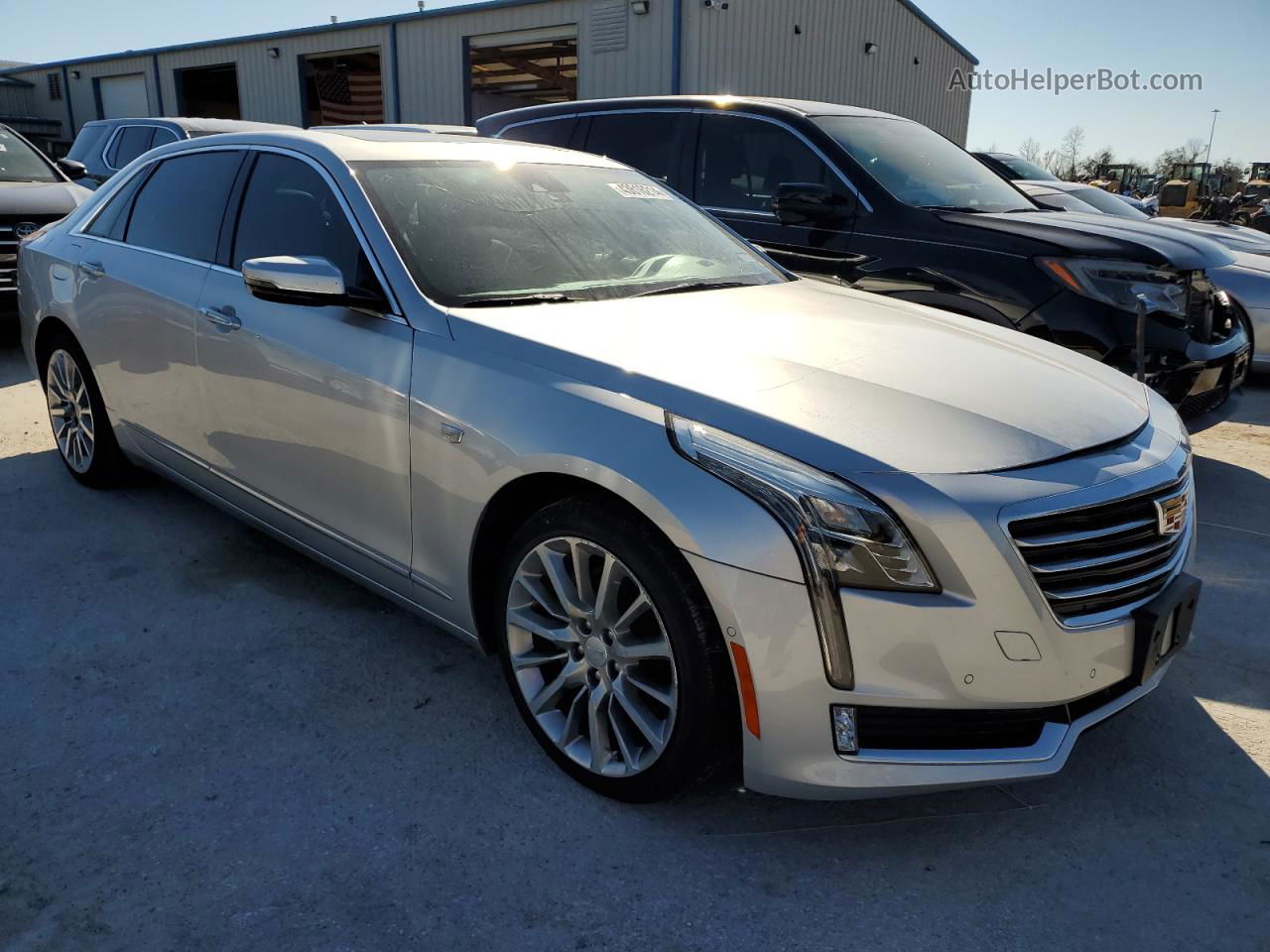 2017 Cadillac Ct6 Luxury Silver vin: 1G6KE5R64HU195154