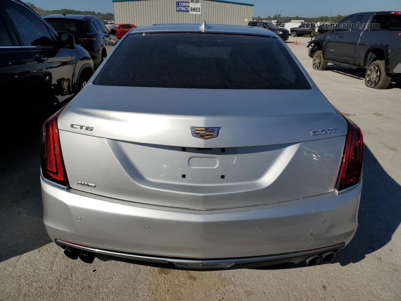 2017 Cadillac Ct6 Luxury Silver vin: 1G6KE5R64HU195154